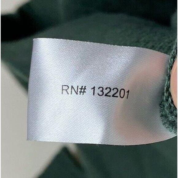 Criquet Cable Knit Sweater Mens Medium Green Fisherman Cashmere Blend Sweatshirt - Picture 8 of 13